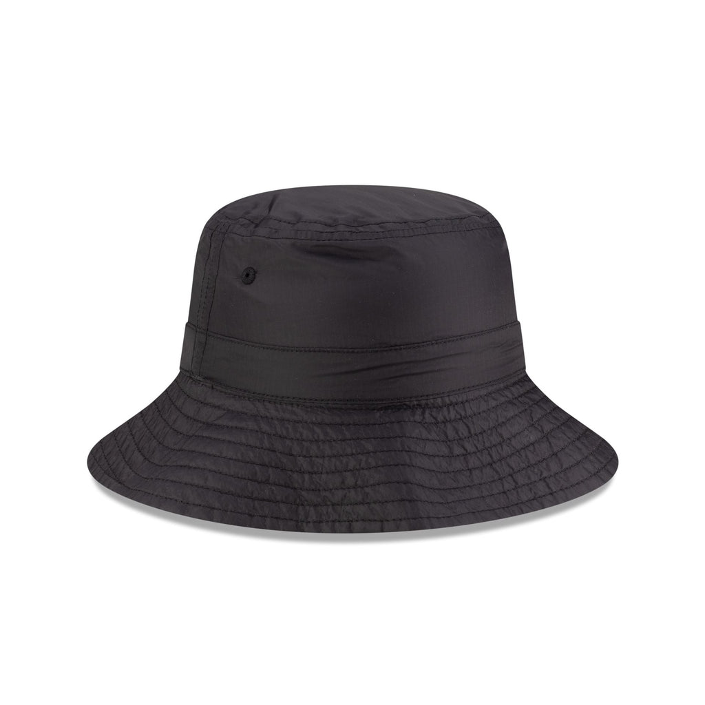 New Era Cap Packable Ripstop Black Bucket Hat