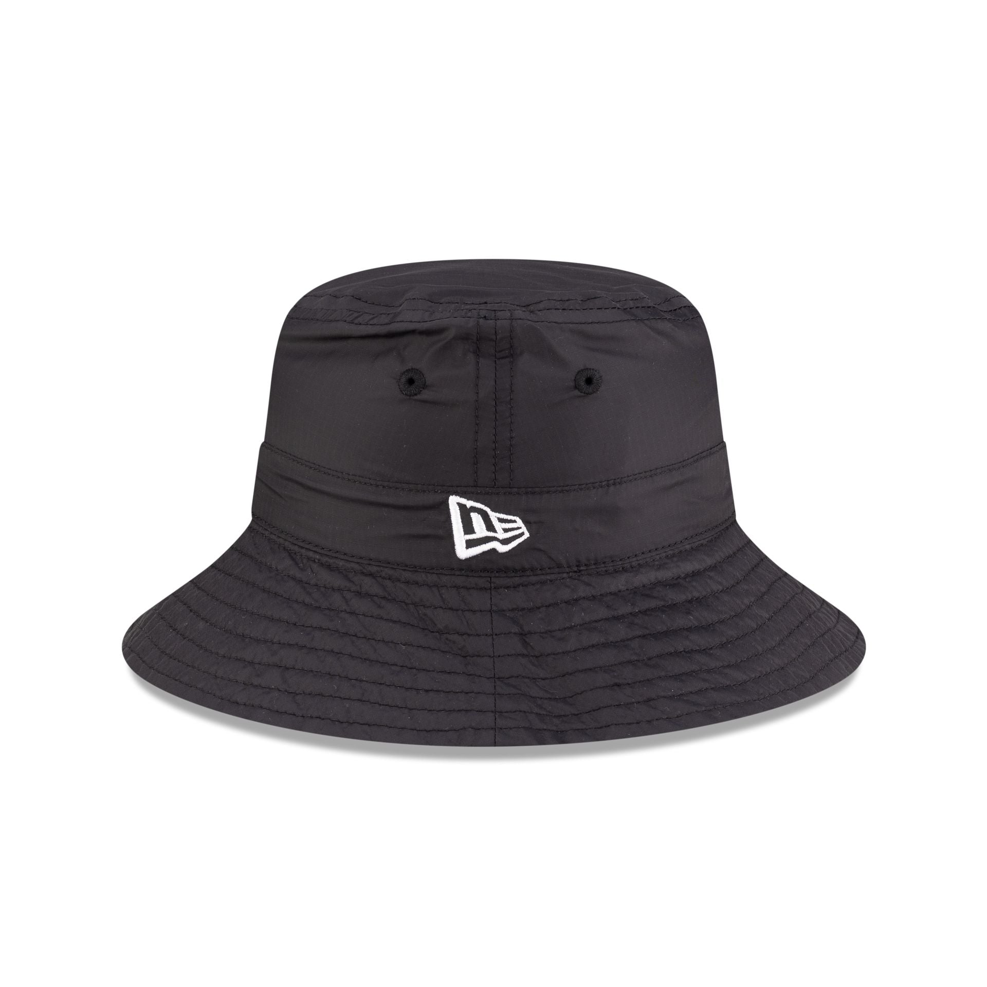 New Era Cap Packable Ripstop Black Bucket Hat