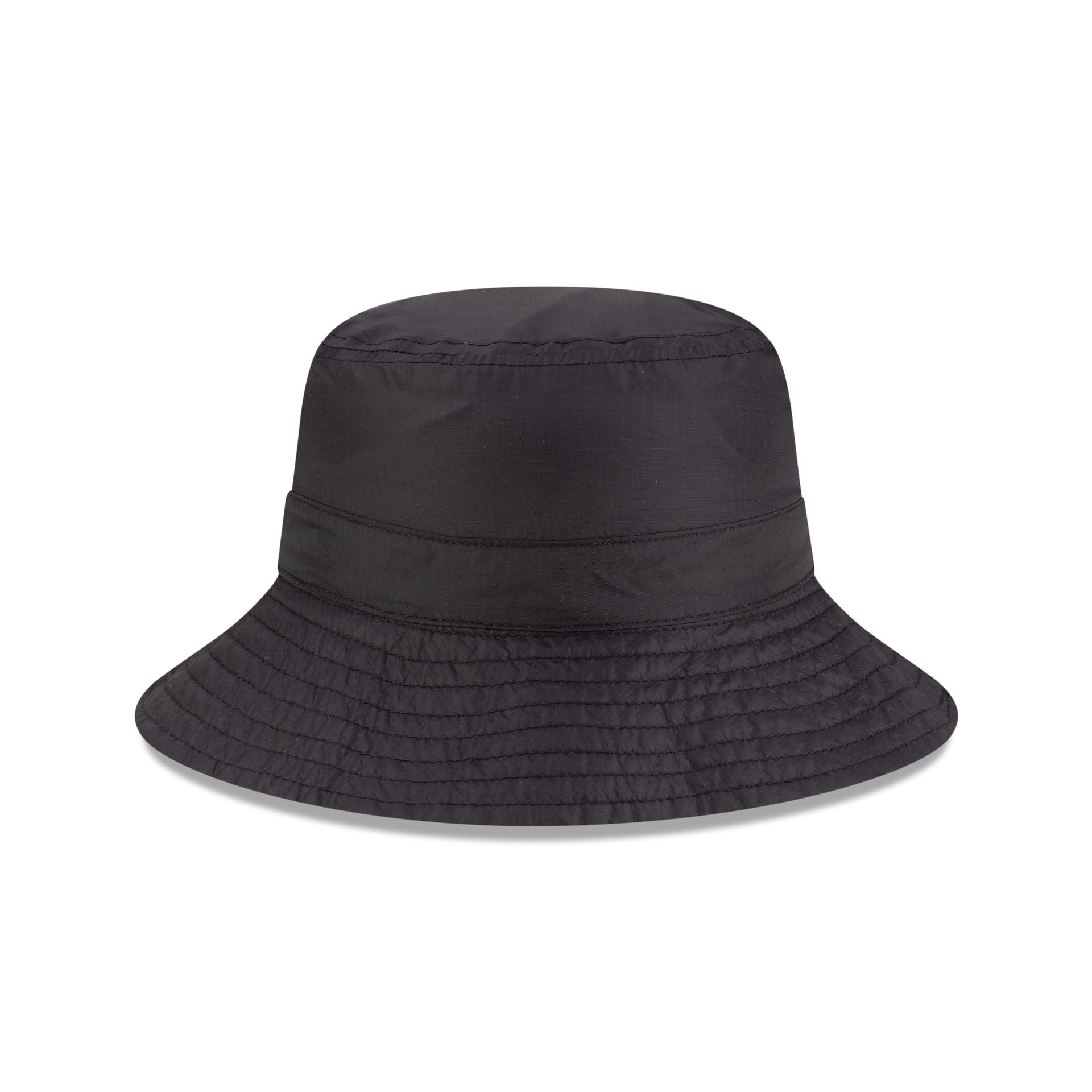 New Era Cap Packable Ripstop Black Bucket Hat