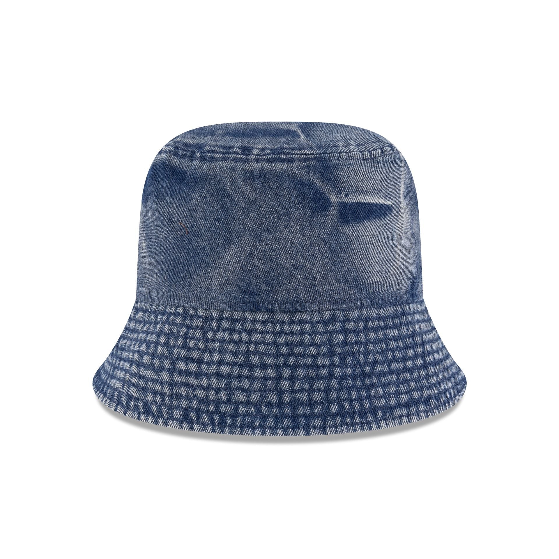 New Era Cap Blue Denim Bucket Hat