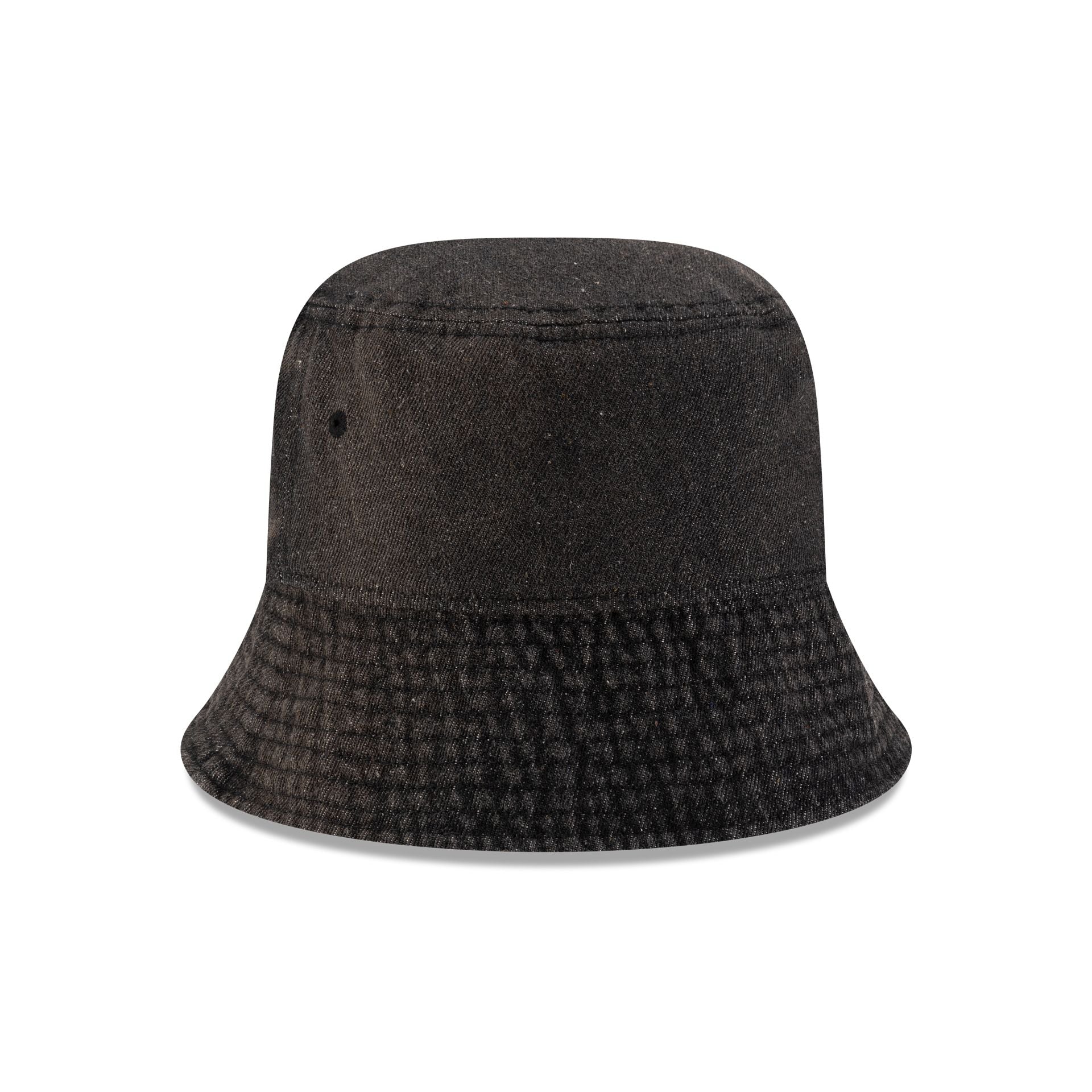 New Era Cap Black Denim Bucket Hat