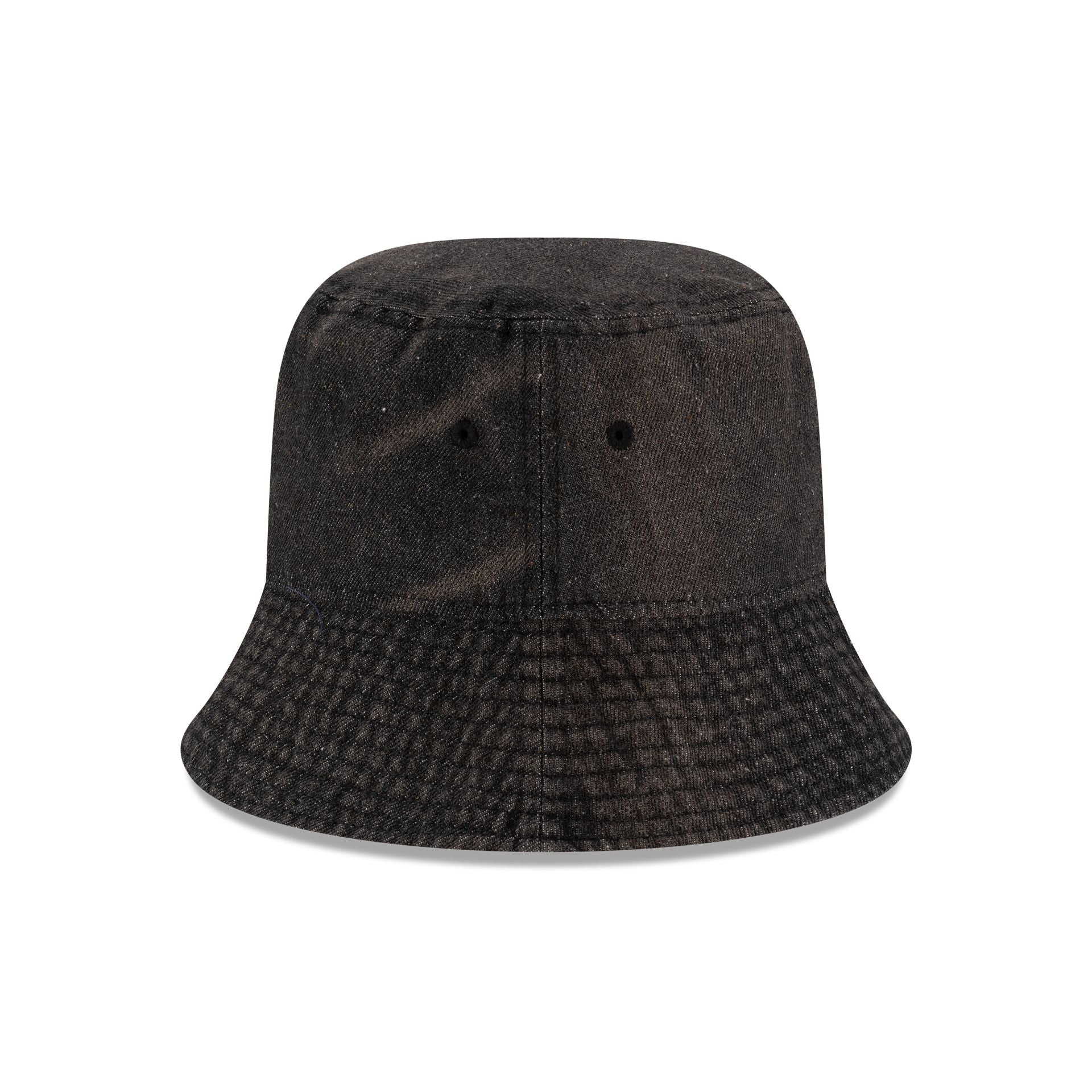 New Era Cap Black Denim Bucket Hat