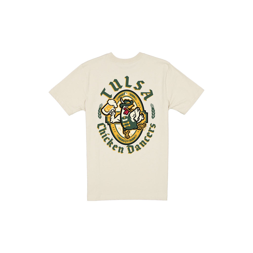 Tulsa Drillers Oktoberfest White T-Shirt
