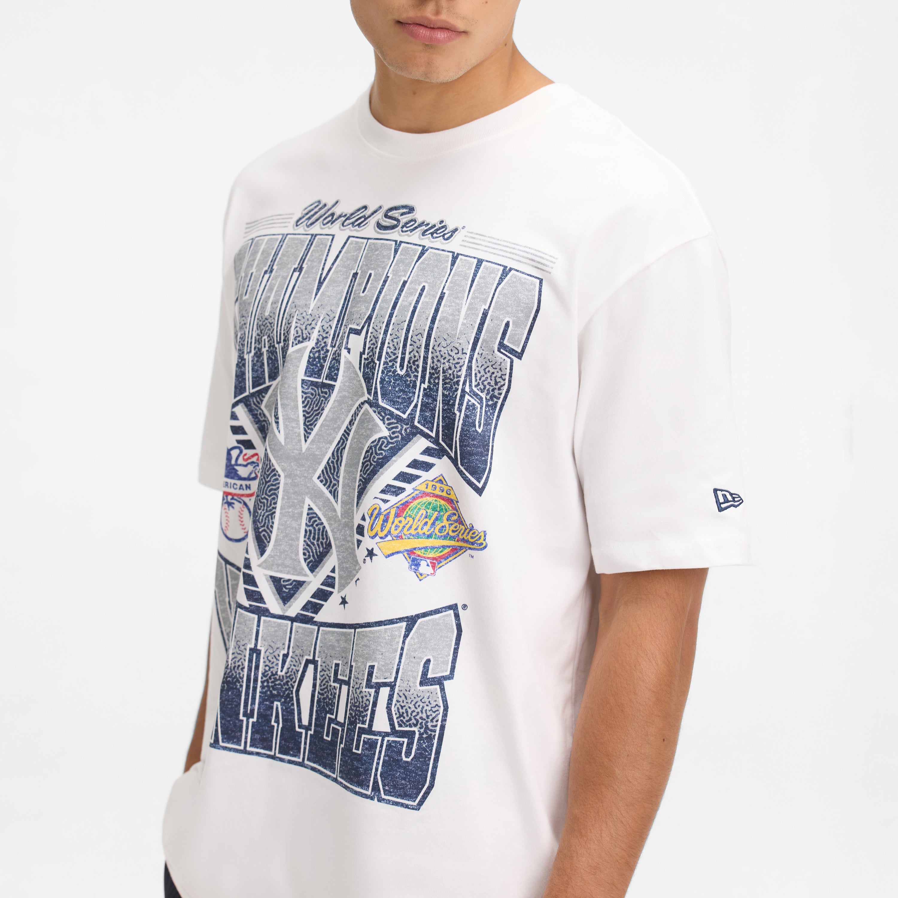 New York Knicks Sport Classics Washed Optic White T-Shirt