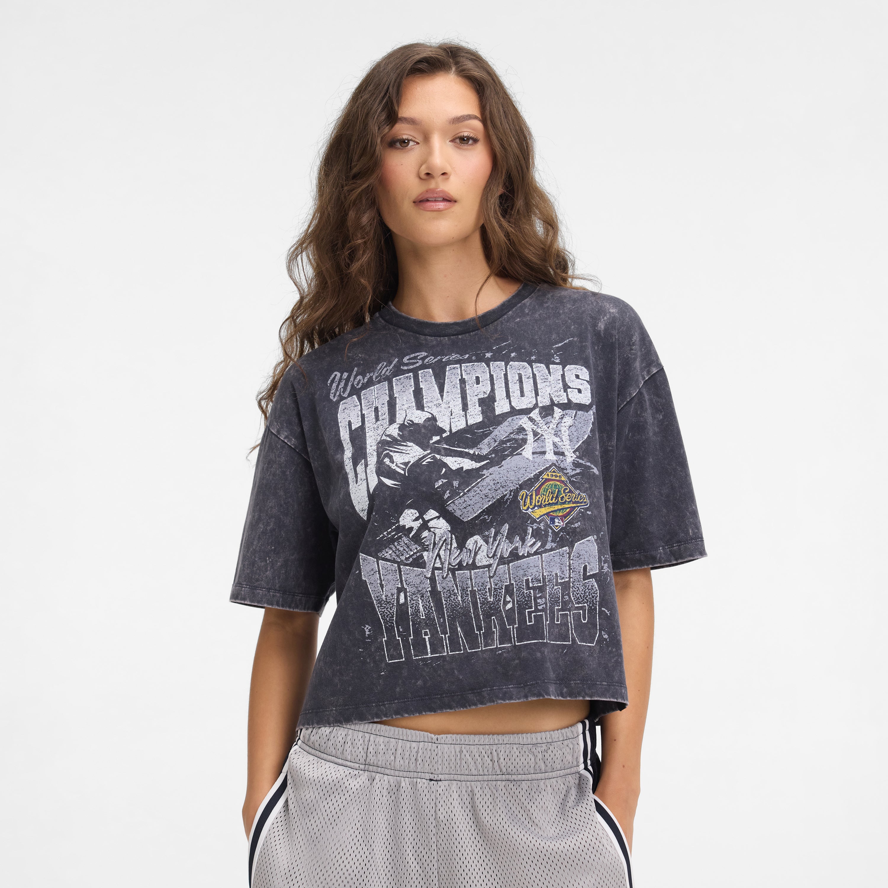 San Diego Padres Sport Classics Women's Cropped T-Shirt