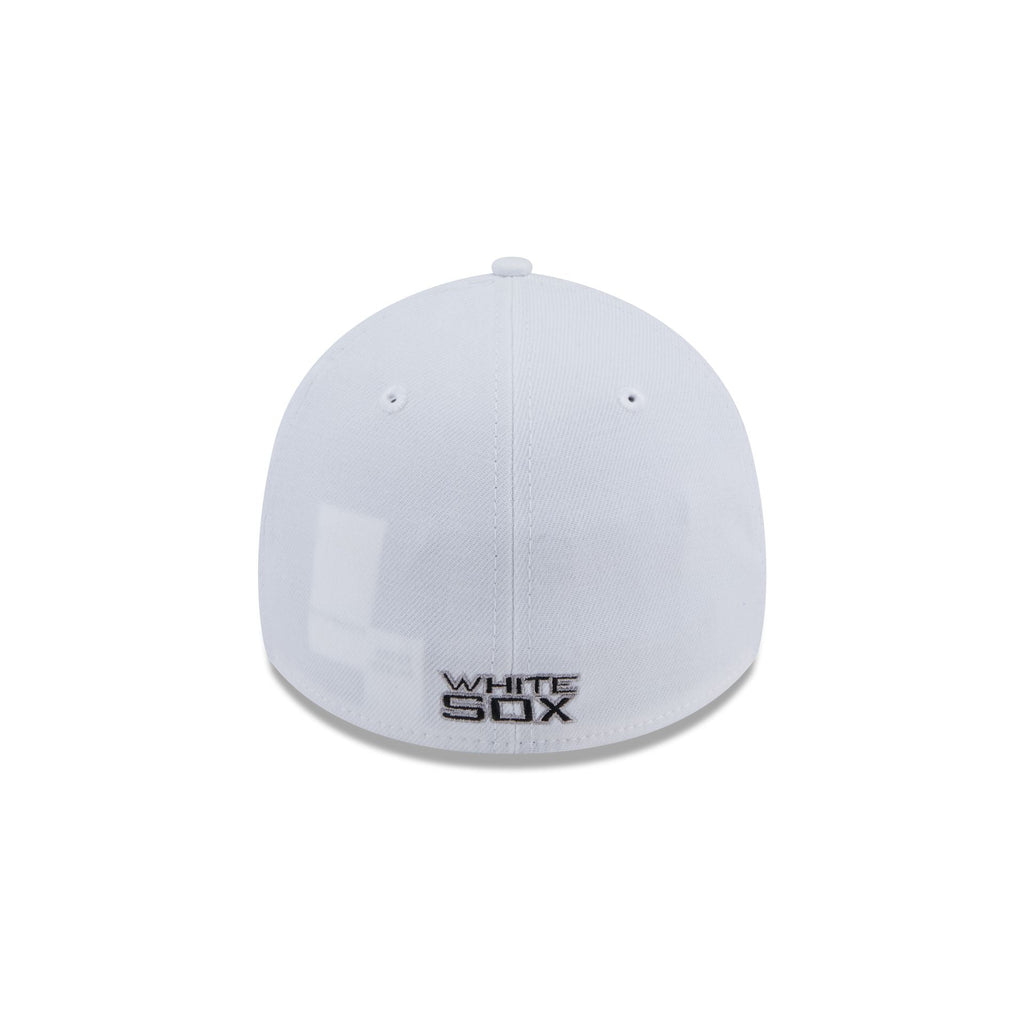 Chicago White Sox Optic White 39THIRTY Stretch Fit Hat