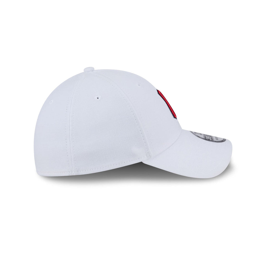 Cleveland Guardians Optic White 39THIRTY Stretch Fit Hat