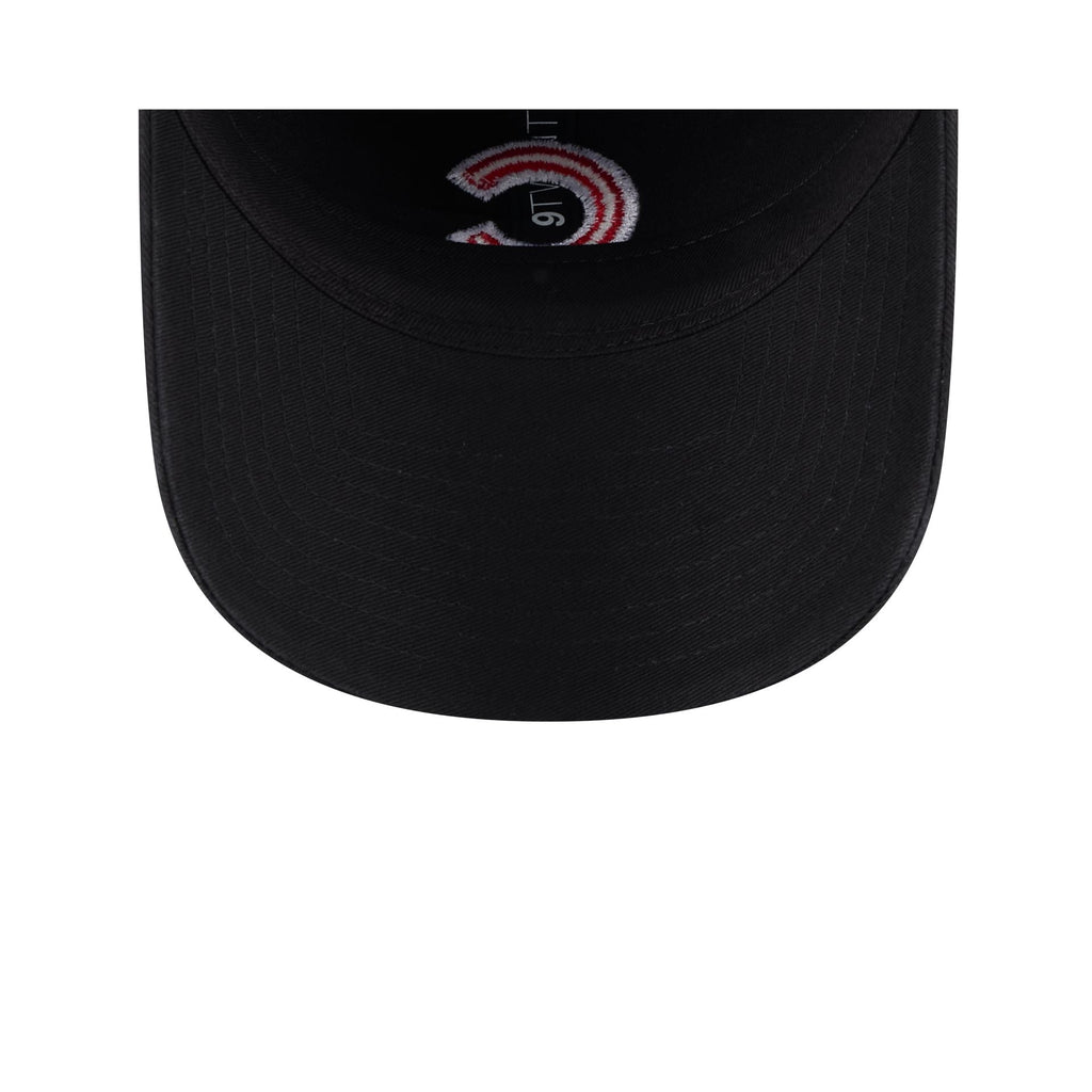 Chicago Cubs Black 9TWENTY Adjustable Hat