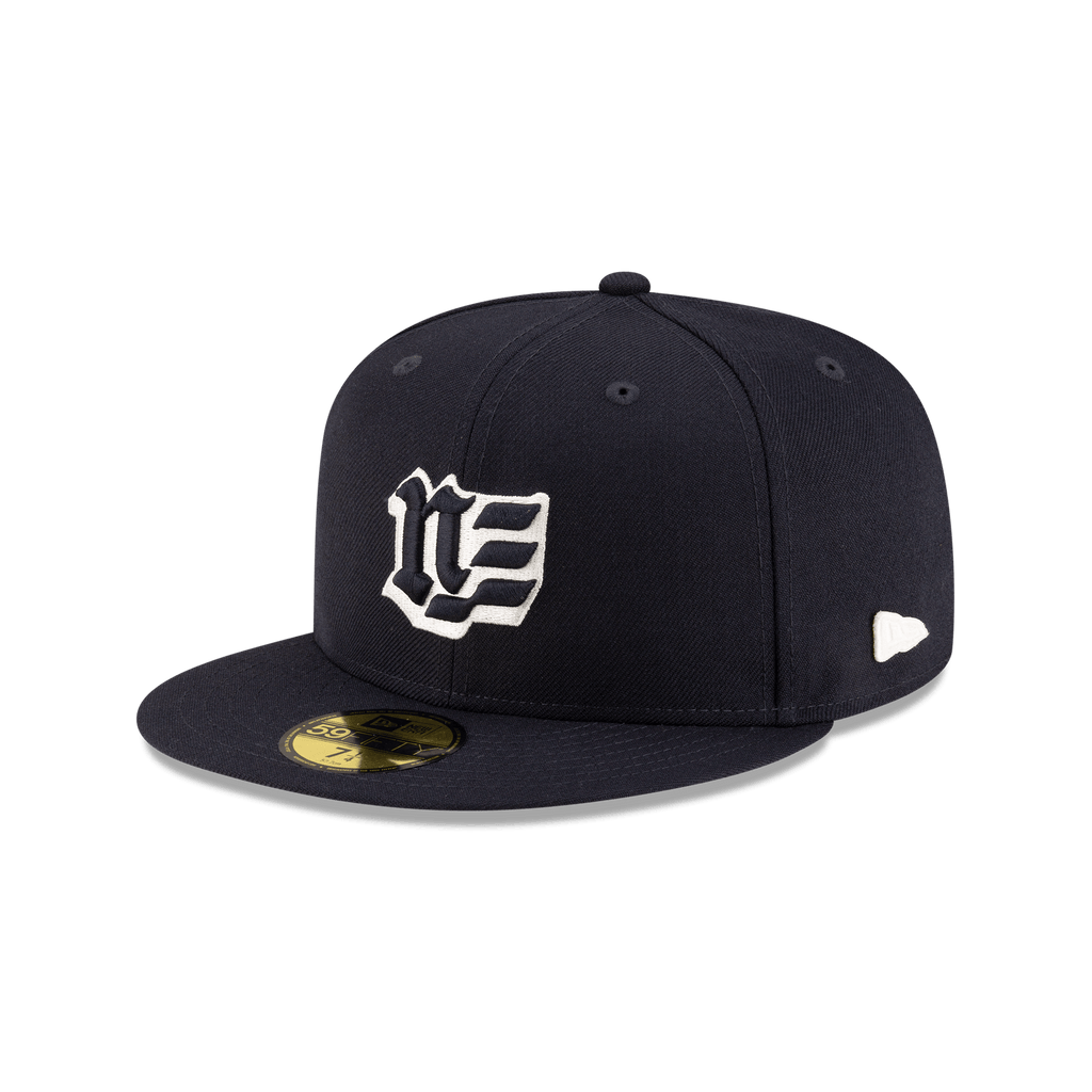 Blackletter Navy 59FIFTY Fitted Hat