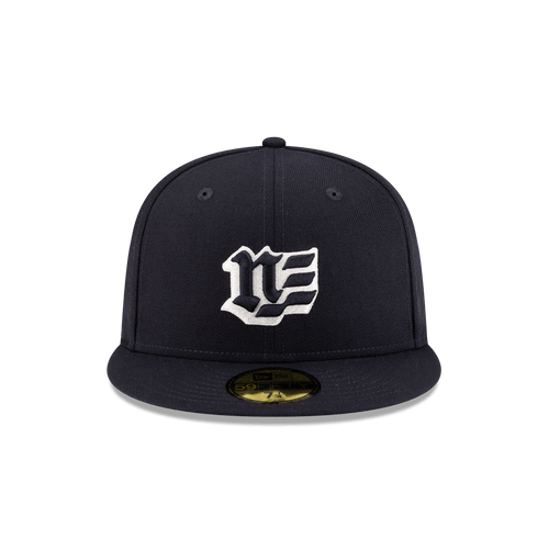 Blackletter Navy 59FIFTY Fitted Hat