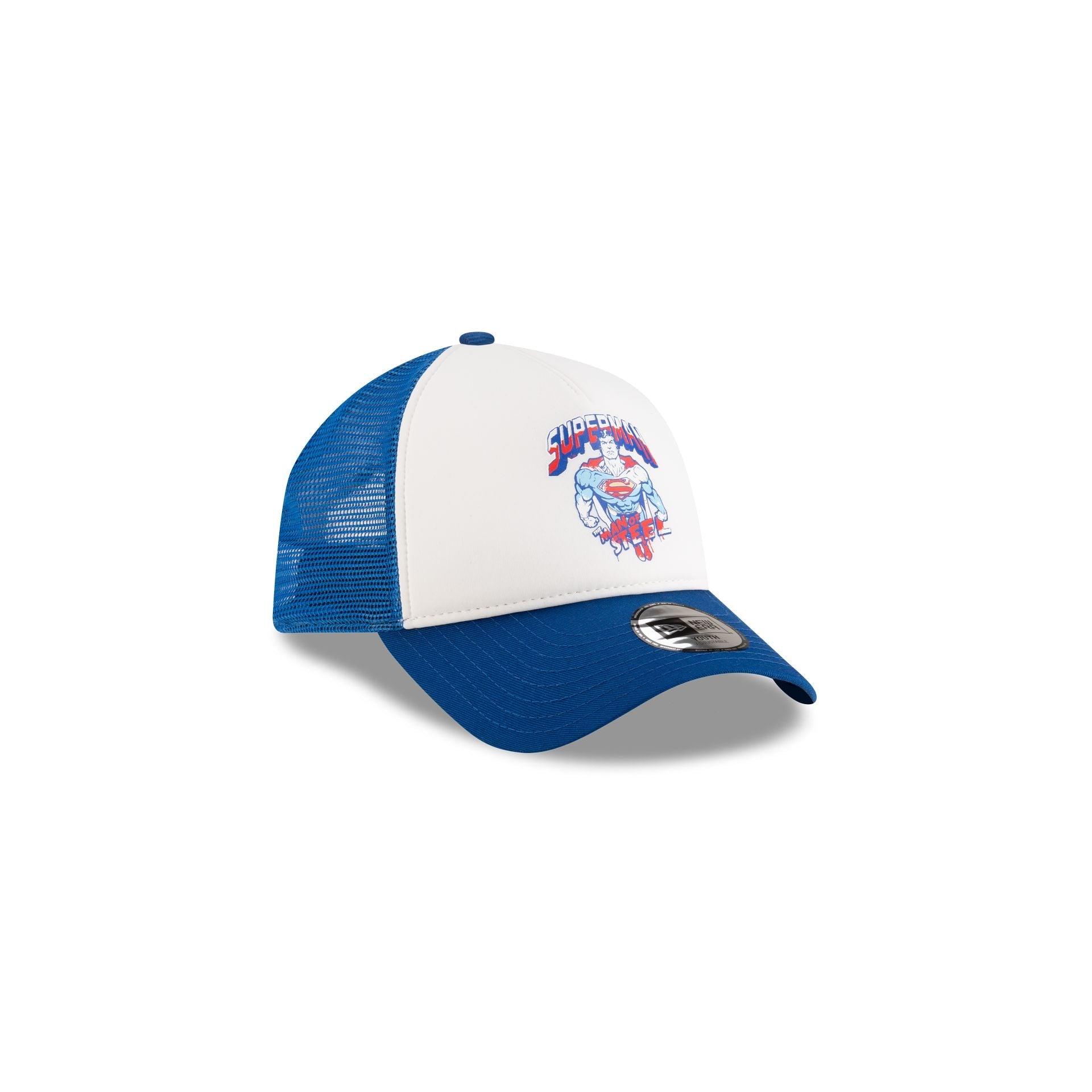 Superman Kids Blue 9FORTY A-Frame Trucker Hat