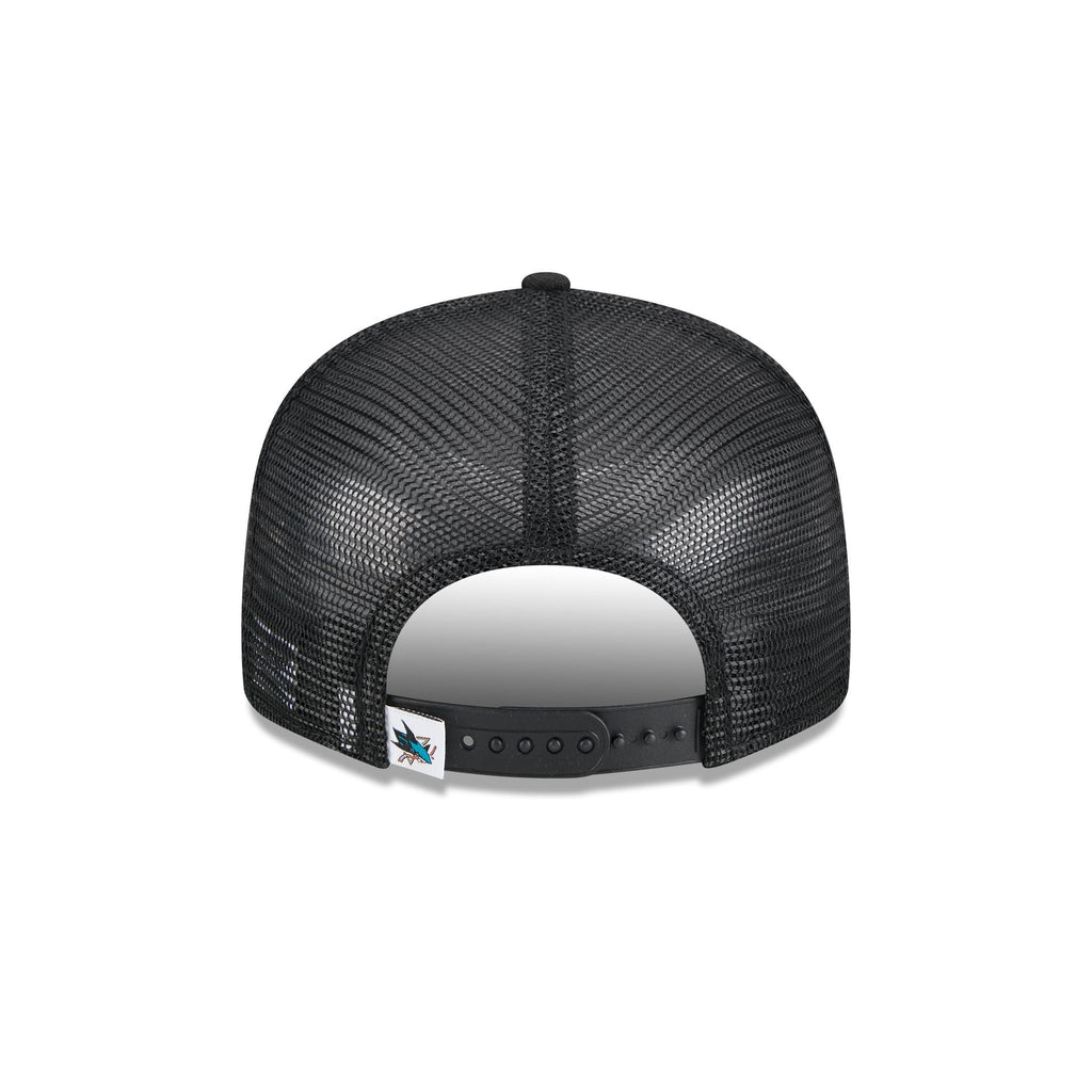 San Jose Sharks Team Tag 9FIFTY Trucker Hat
