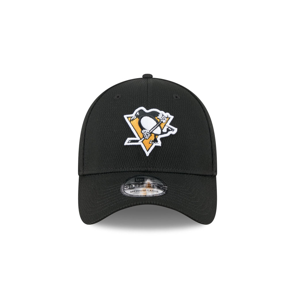 Pittsburgh Penguins Black 39THIRTY Stretch Fit Hat