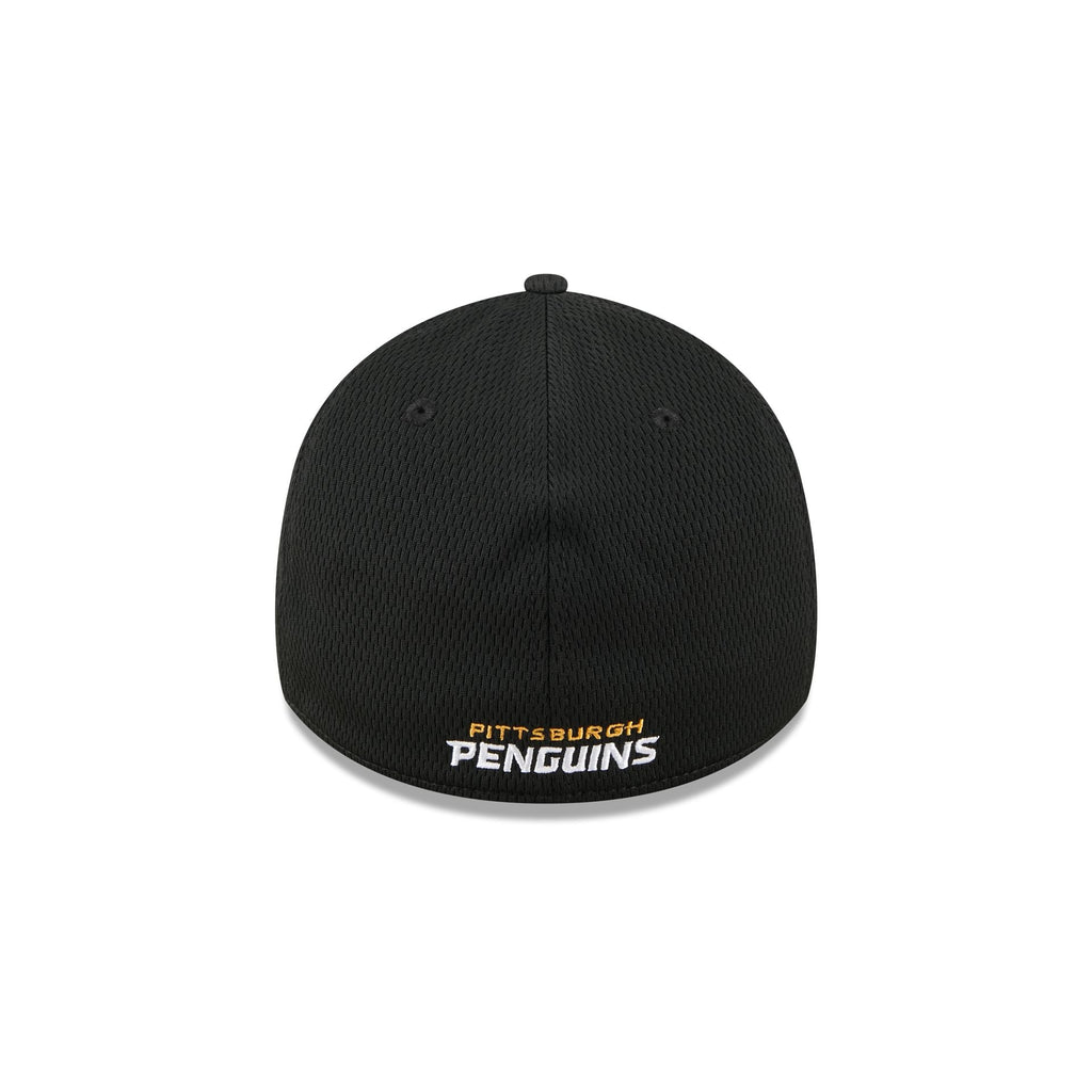 Pittsburgh Penguins Black 39THIRTY Stretch Fit Hat
