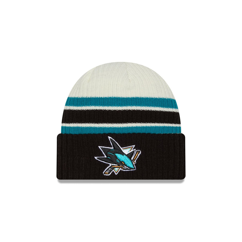 San Jose Sharks Vintage Ribbed Beanie