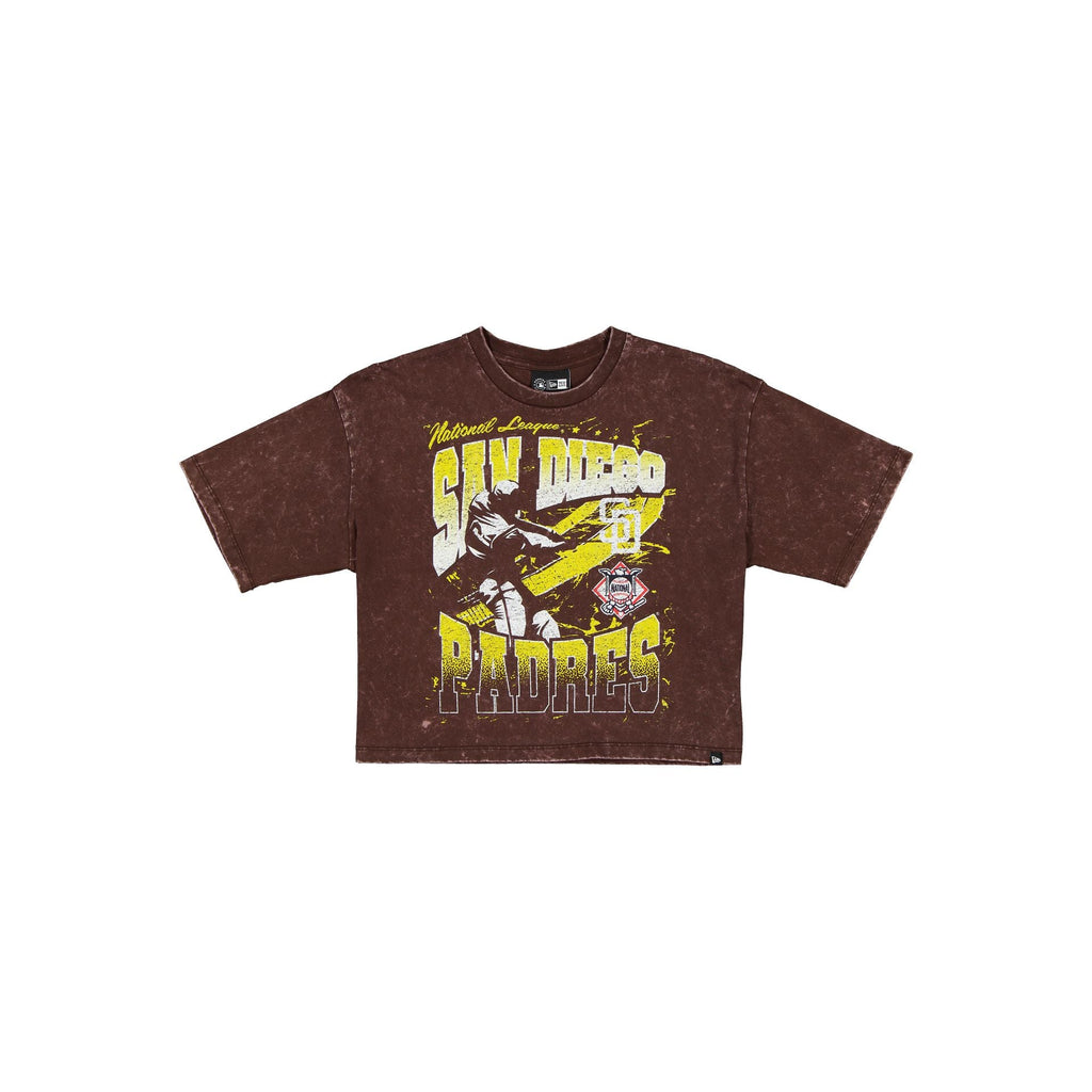 San Diego Padres Sport Classics Women's Cropped T-Shirt