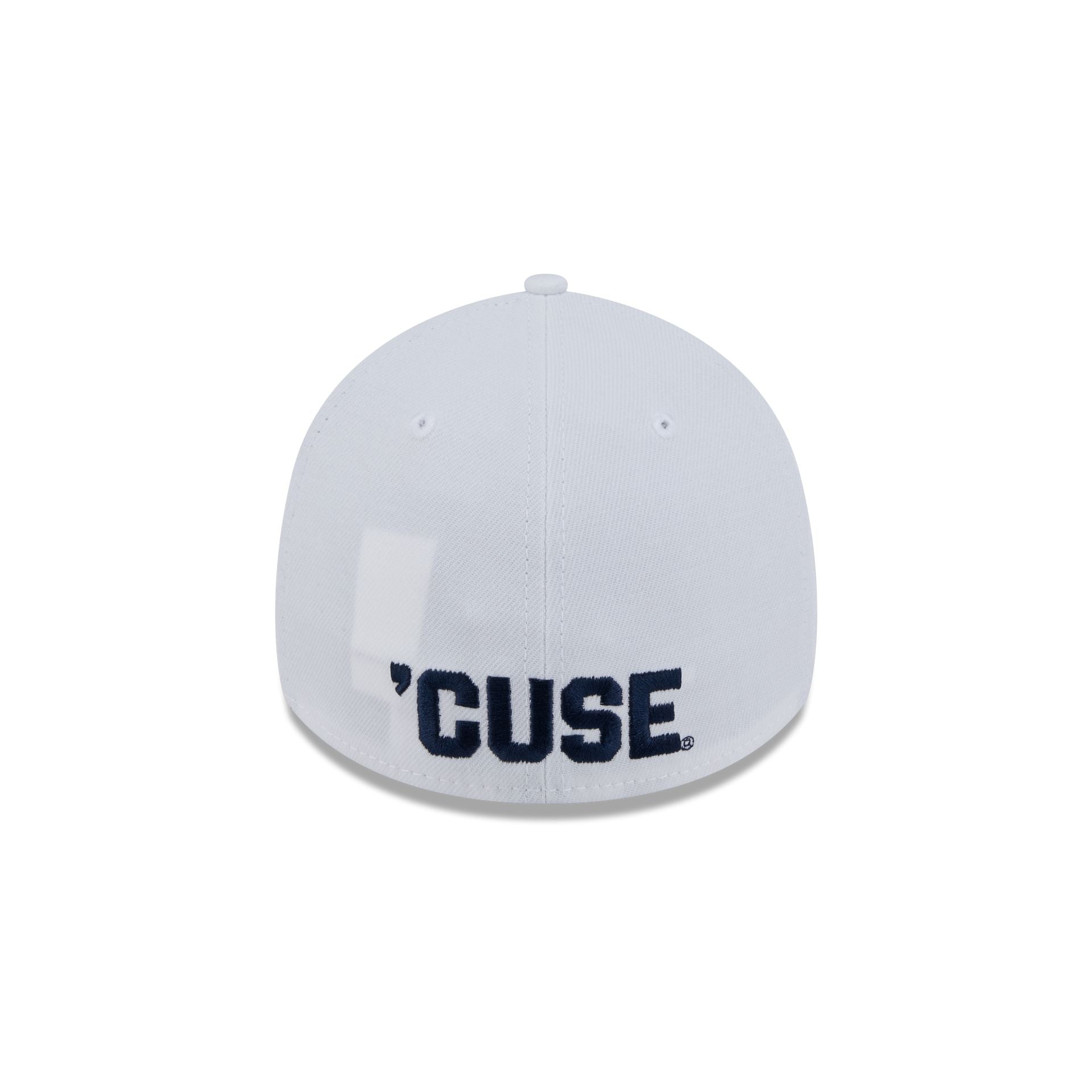 Syracuse Orange Optic White 39THIRTY Stretch Fit Hat