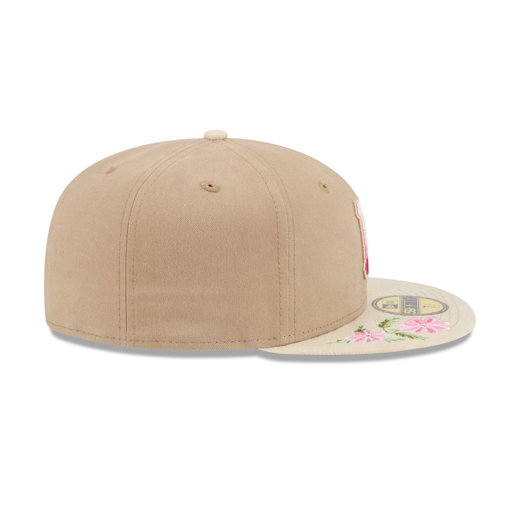 Pittsburgh Pirates Hand Stitched Floral 59FIFTY Fitted Hat