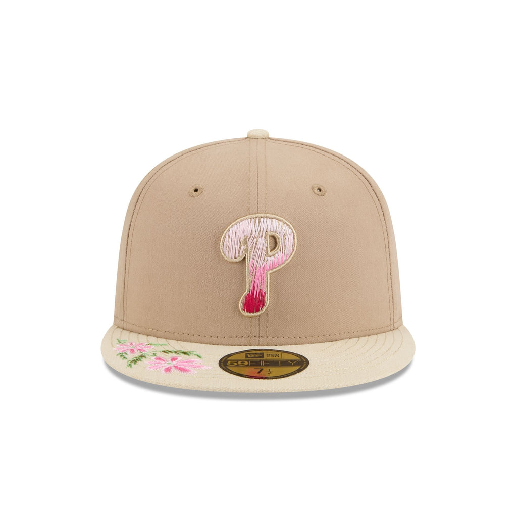 Philadelphia Phillies Hand Stitched Floral 59FIFTY Fitted Hat