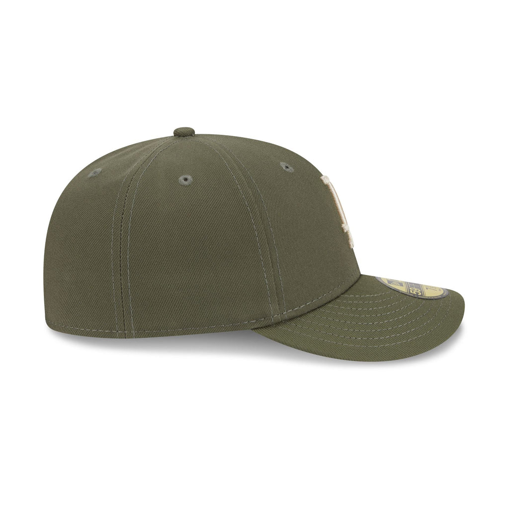 Los Angeles Dodgers Tonal Florals Olive 59FIFTY Fitted Hat