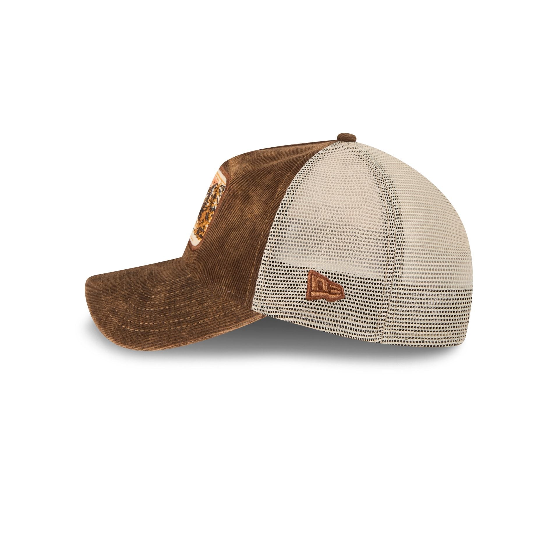 Detroit Tigers Vintage Landscape Brown 9TWENTY A-Frame Trucker Hat