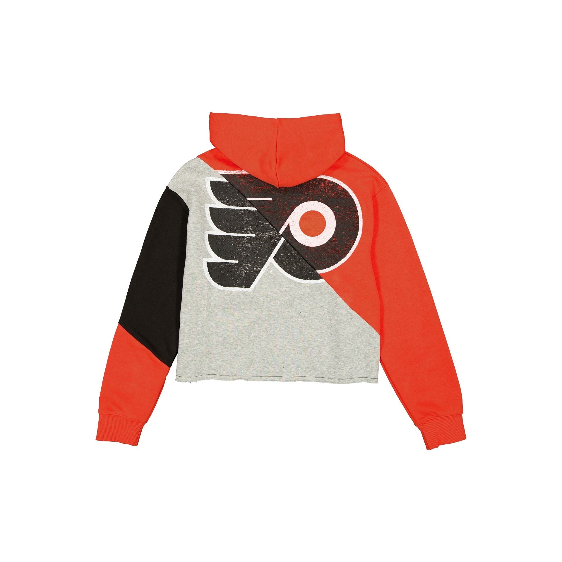 Philadelphia Flyers Team Split Women's Cropped Hoodie