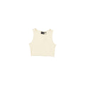 Los Angeles Dodgers Tonel Cropped Rib Light Beige Women's Tank Top