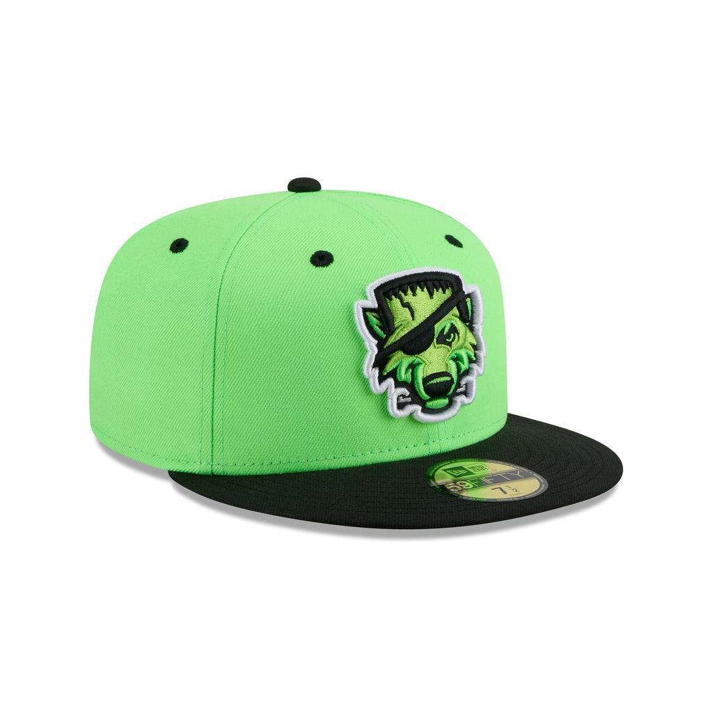 Erie SeaWolves Theme Night Green 59FIFTY Fitted Hat