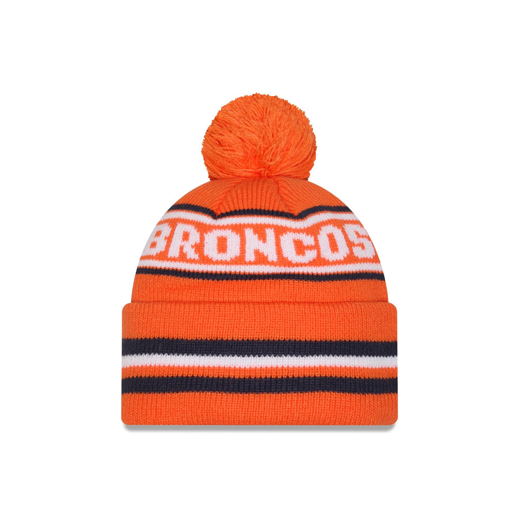 Denver Broncos Classic Pom Knit Hat