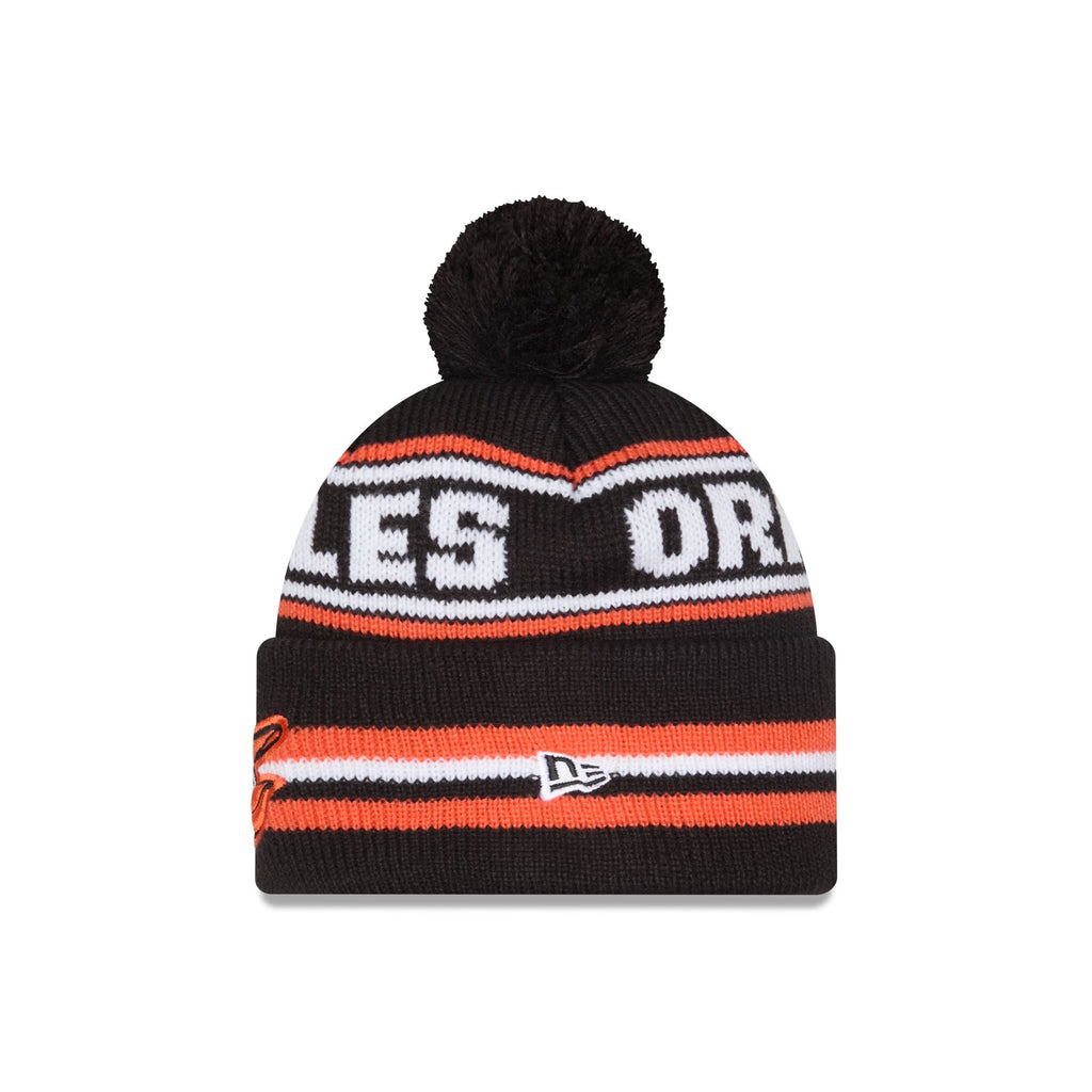 Baltimore Orioles Classic Pom Knit Hat