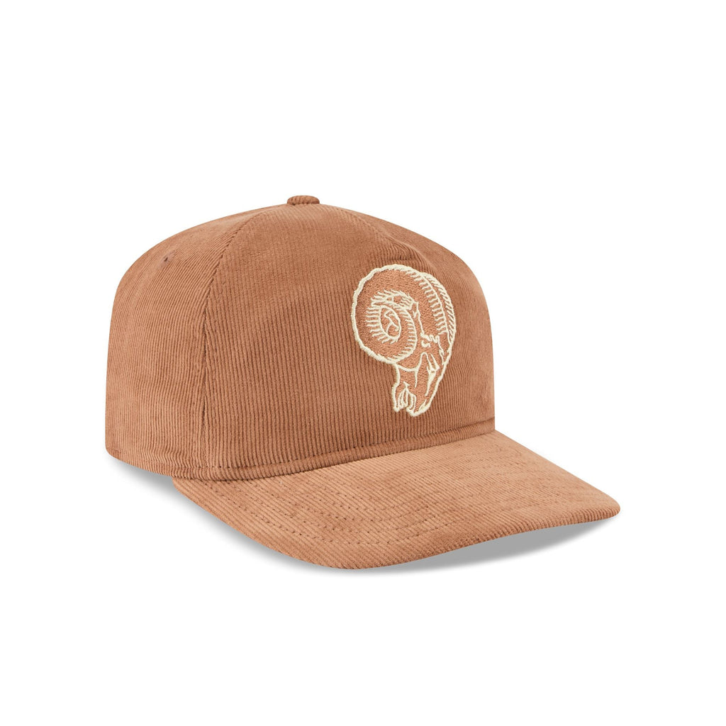 Los Angeles Rams Nostalgic Brown Corduroy 19TWENTY Adjustable Hat