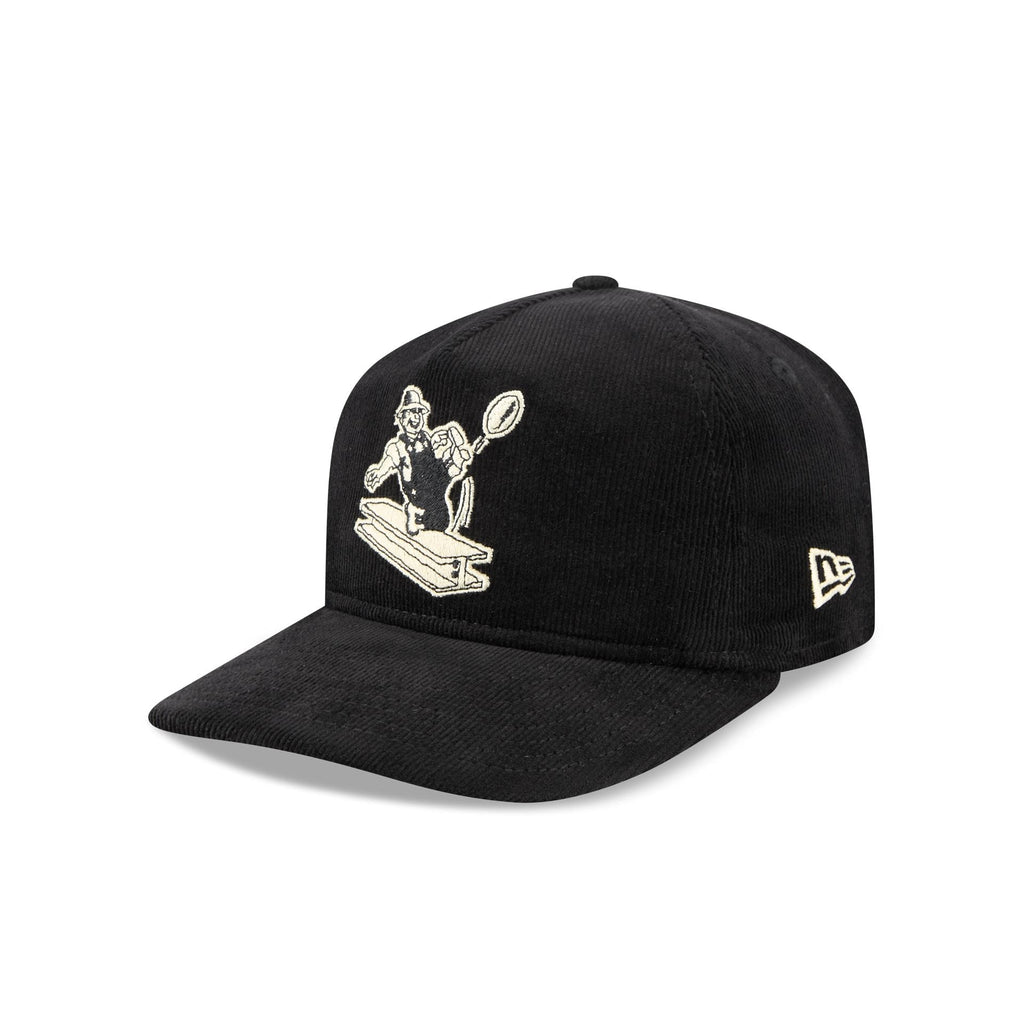 Pittsburgh Steelers Nostalgic Black Corduroy 19TWENTY Adjustable Hat