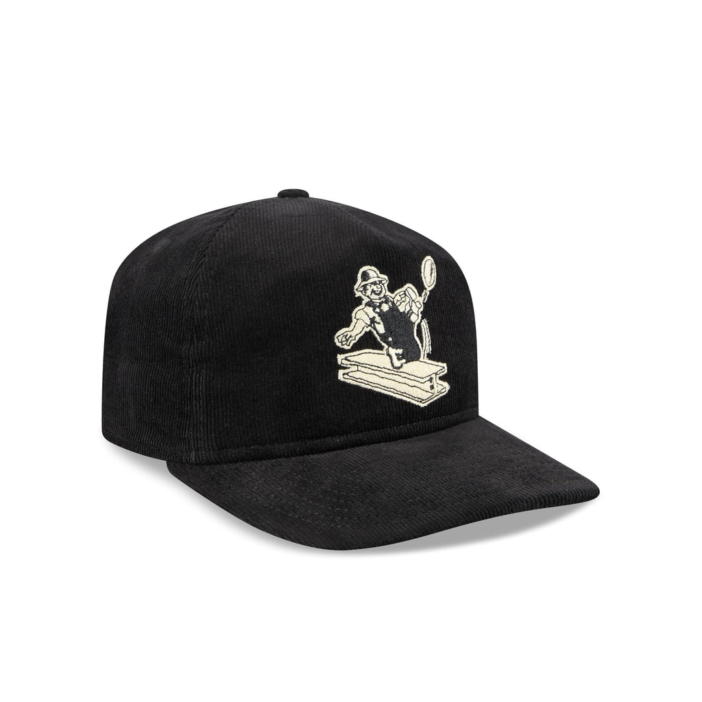 Pittsburgh Steelers Nostalgic Black Corduroy 19TWENTY Adjustable Hat