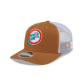 Miami Dolphins Bronze 9SEVENTY Trucker Hat