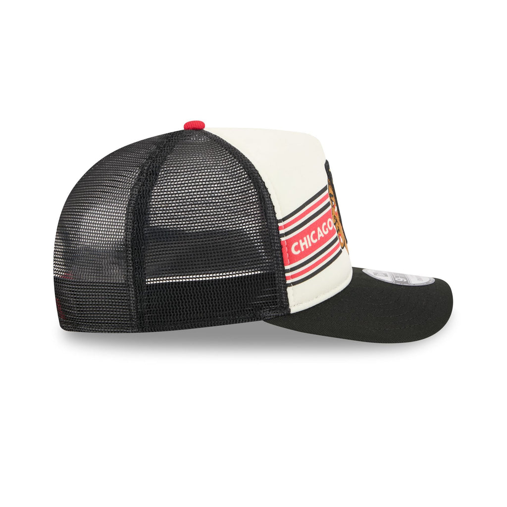 Chicago Blackhawks Banner 9FIFTY A-Frame Trucker Hat