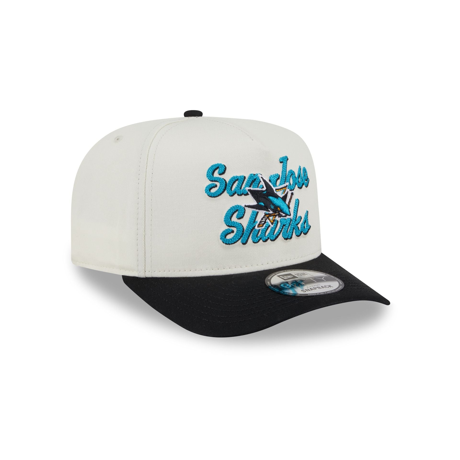 San Jose Sharks Chainstitch 9FIFTY A-Frame Snapback Hat