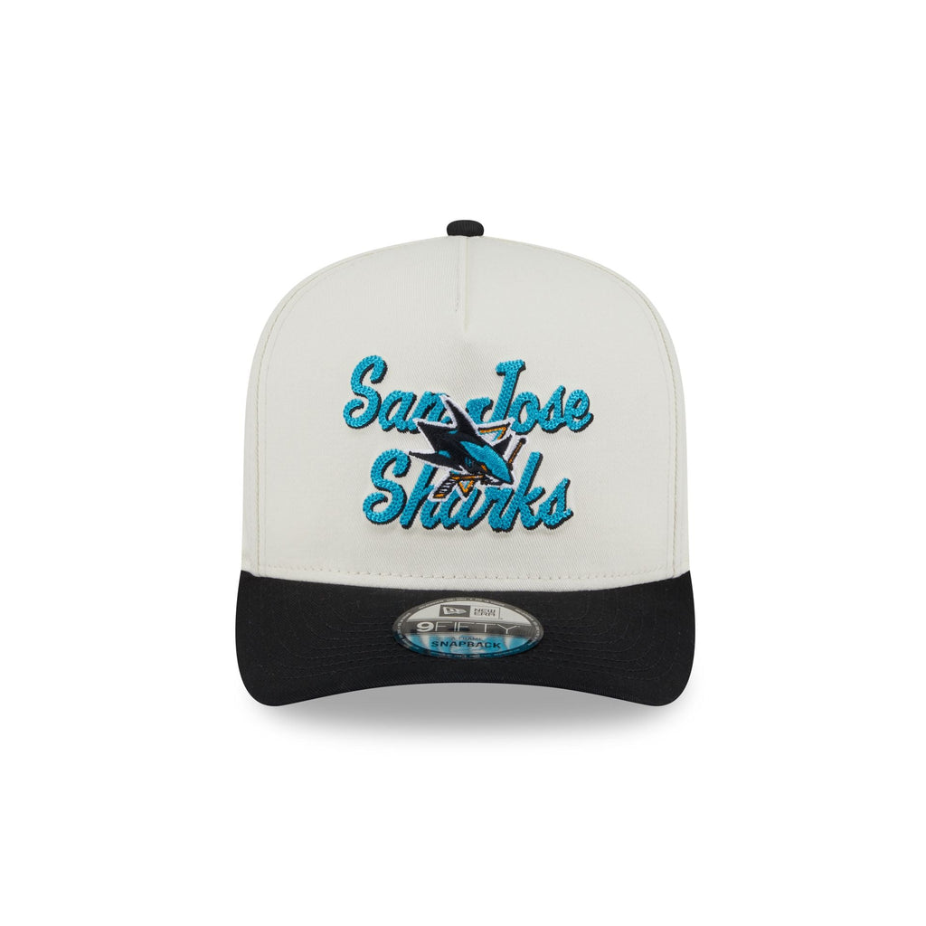 San Jose Sharks Chainstitch 9FIFTY A-Frame Snapback Hat