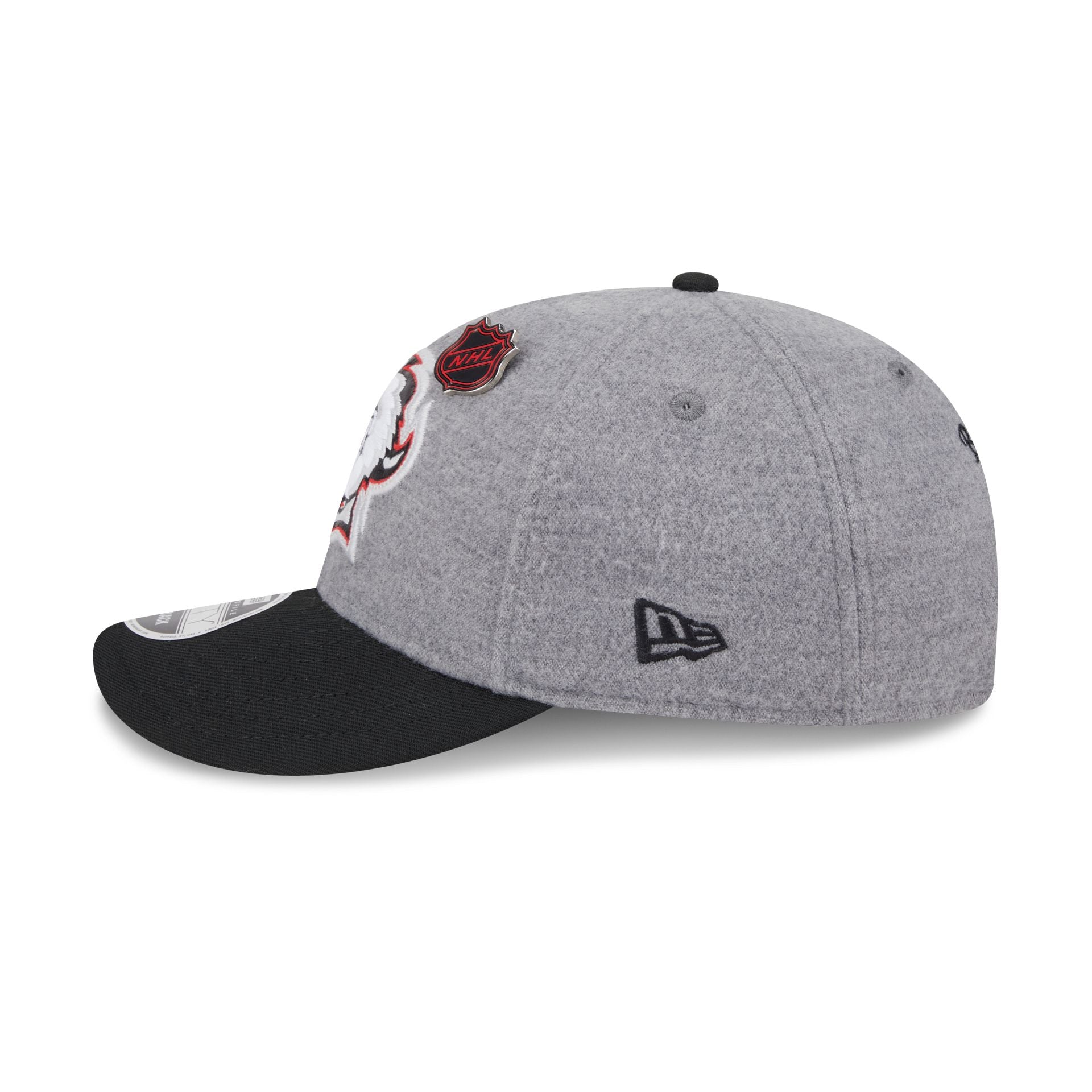 Buffalo Sabres Alternate Heather Gray Wool Low Profile 9FIFTY Snapback Hat