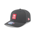 San Francisco 49ers 2025 Sideline Cold Weather Steel Clouds 9SEVENTY Stretch-Snap Hat