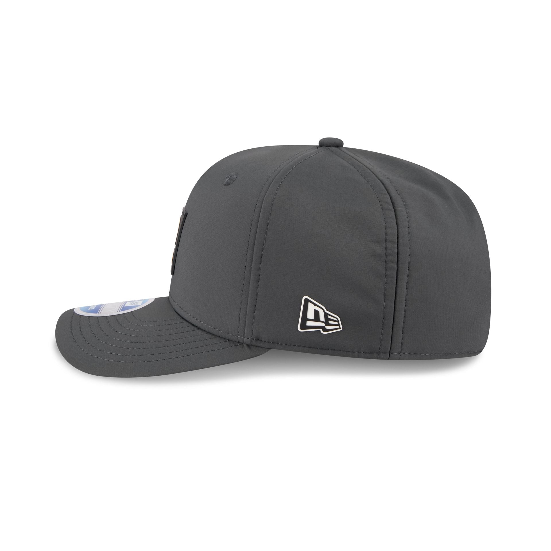 San Francisco 49ers 2025 Sideline Cold Weather Steel Clouds 9SEVENTY Stretch-Snap Hat