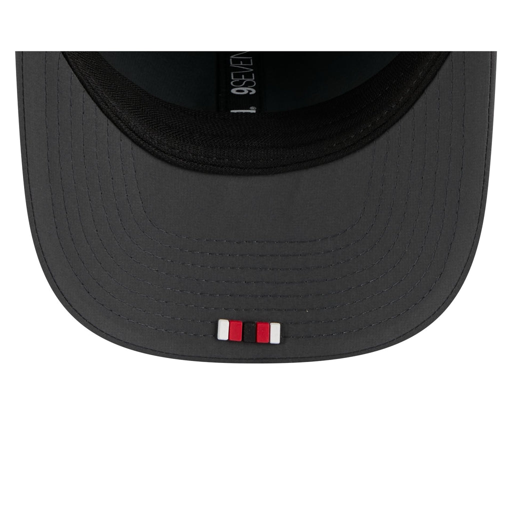 San Francisco 49ers 2025 Sideline Cold Weather Steel Clouds 9SEVENTY Stretch-Snap Hat