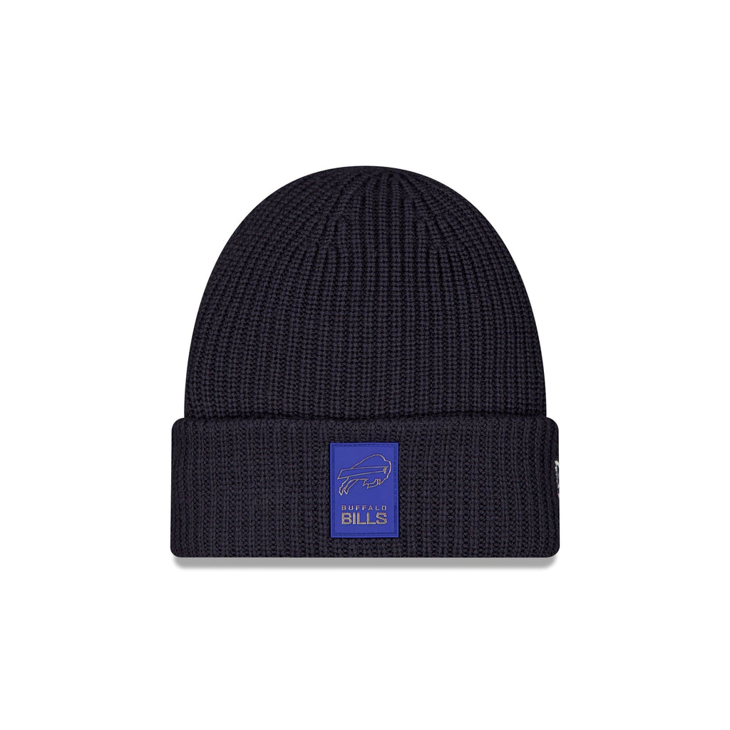 Buffalo Bills 2025 Sideline Cold Weather Steel Clouds Cuff Knit Beanie