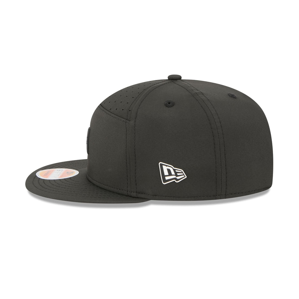 Las Vegas Raiders 2025 Sideline Hot Weather Split Panel 9FIFTY Snapback Hat