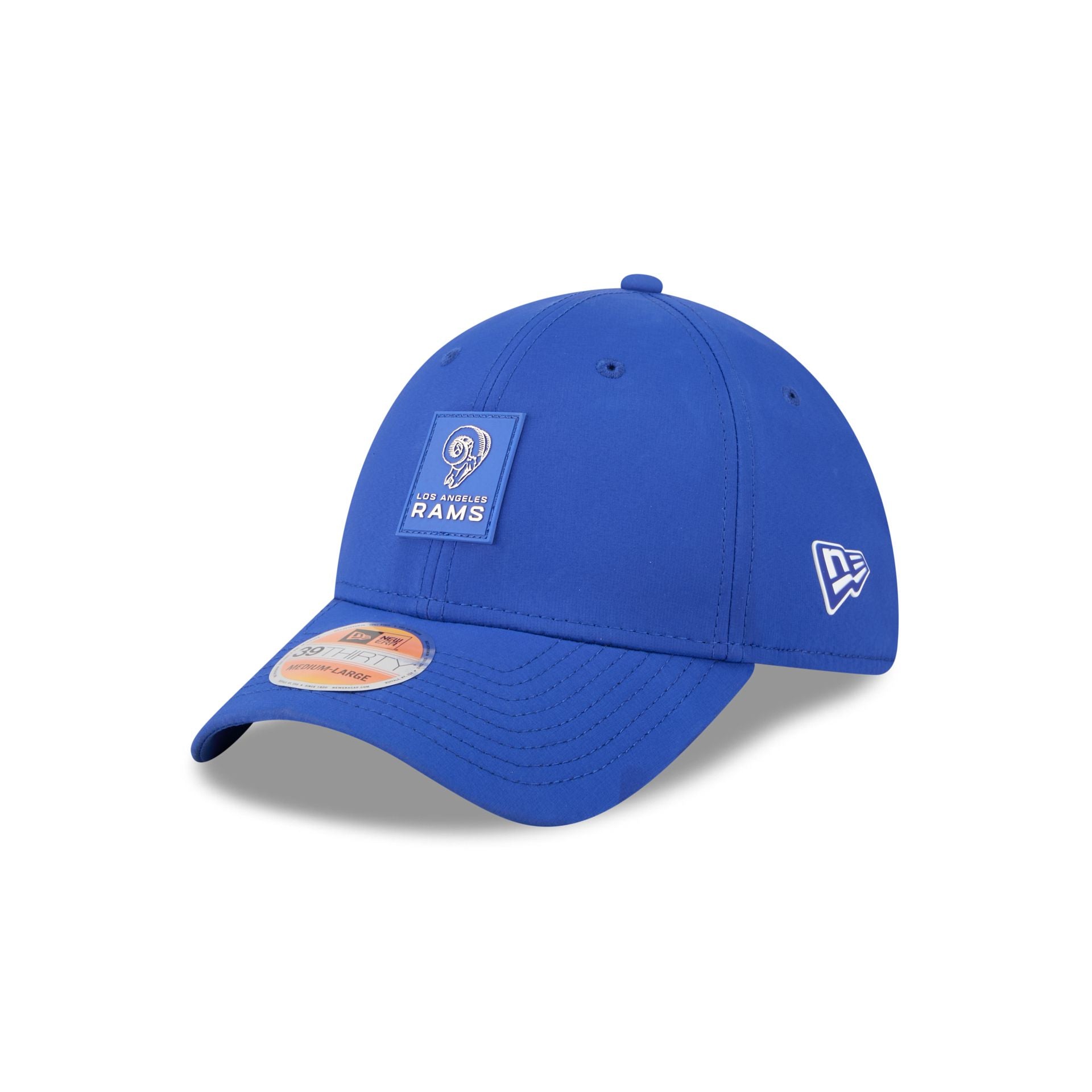 Los Angeles Rams 2025 Sideline Hot Weather Historic 39THIRTY Stretch Fit Hat