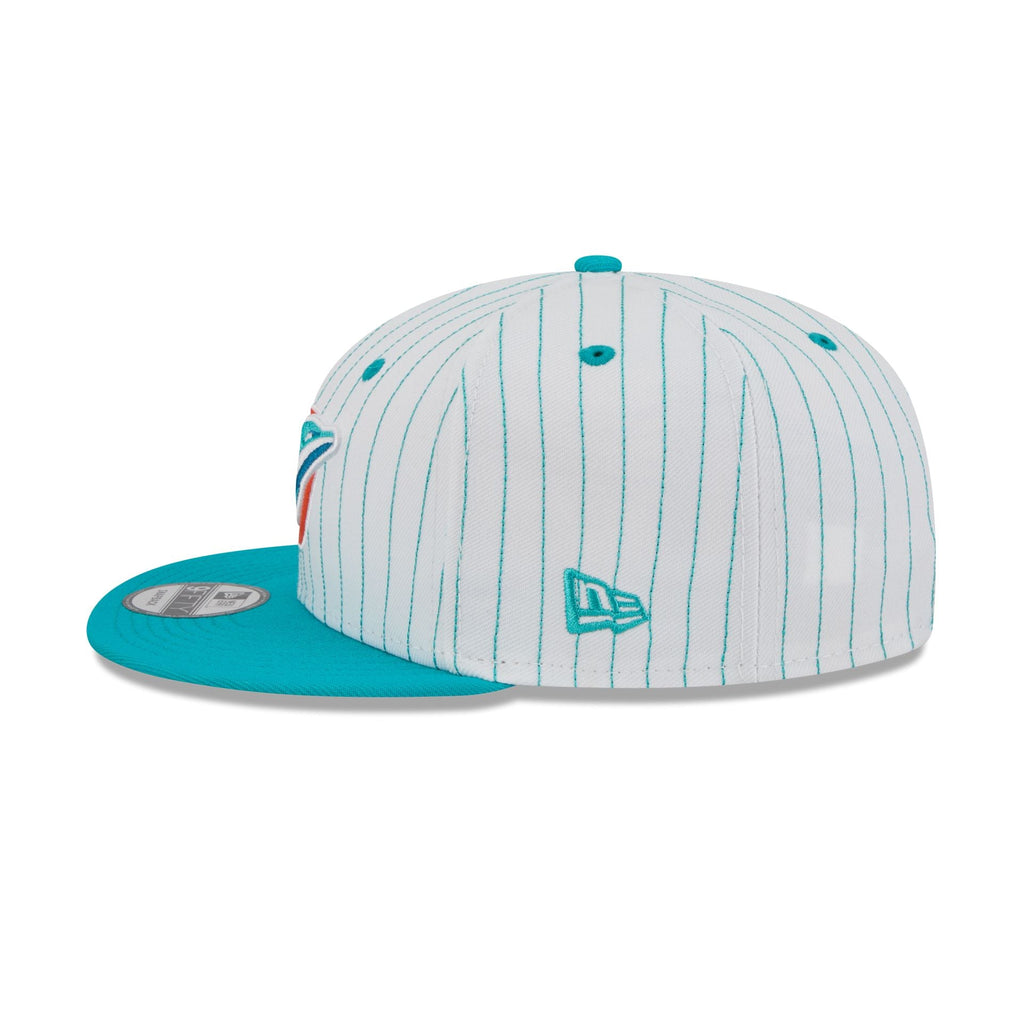 Miami Dolphins Deceptor Pinstripe 9FIFTY Snapback Hat