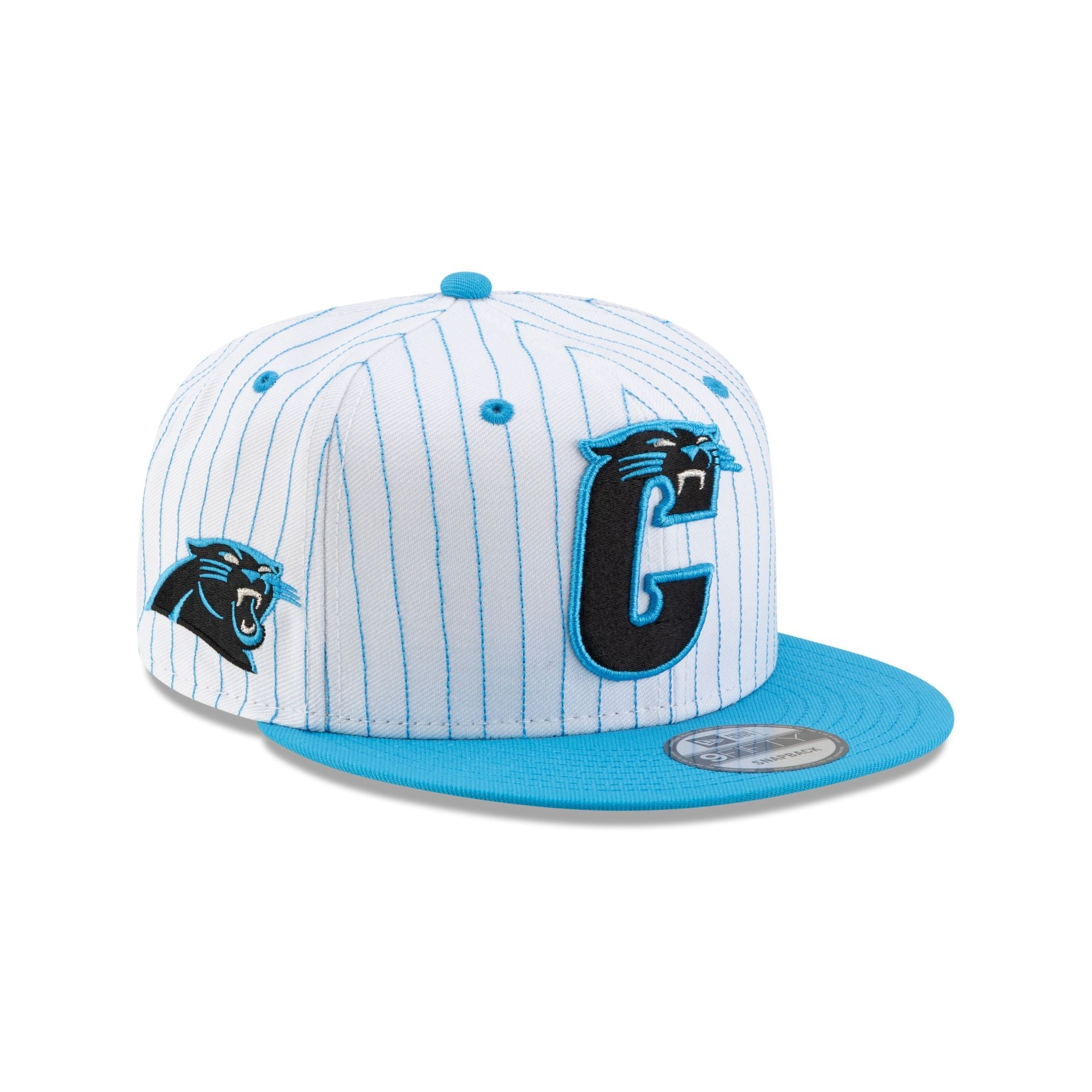 Carolina Panthers Deceptor Pinstripe 9FIFTY Snapback Hat