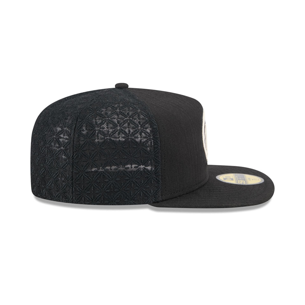 Golden State Warriors Black Mesh 59FIFTY A-Frame Fitted Hat
