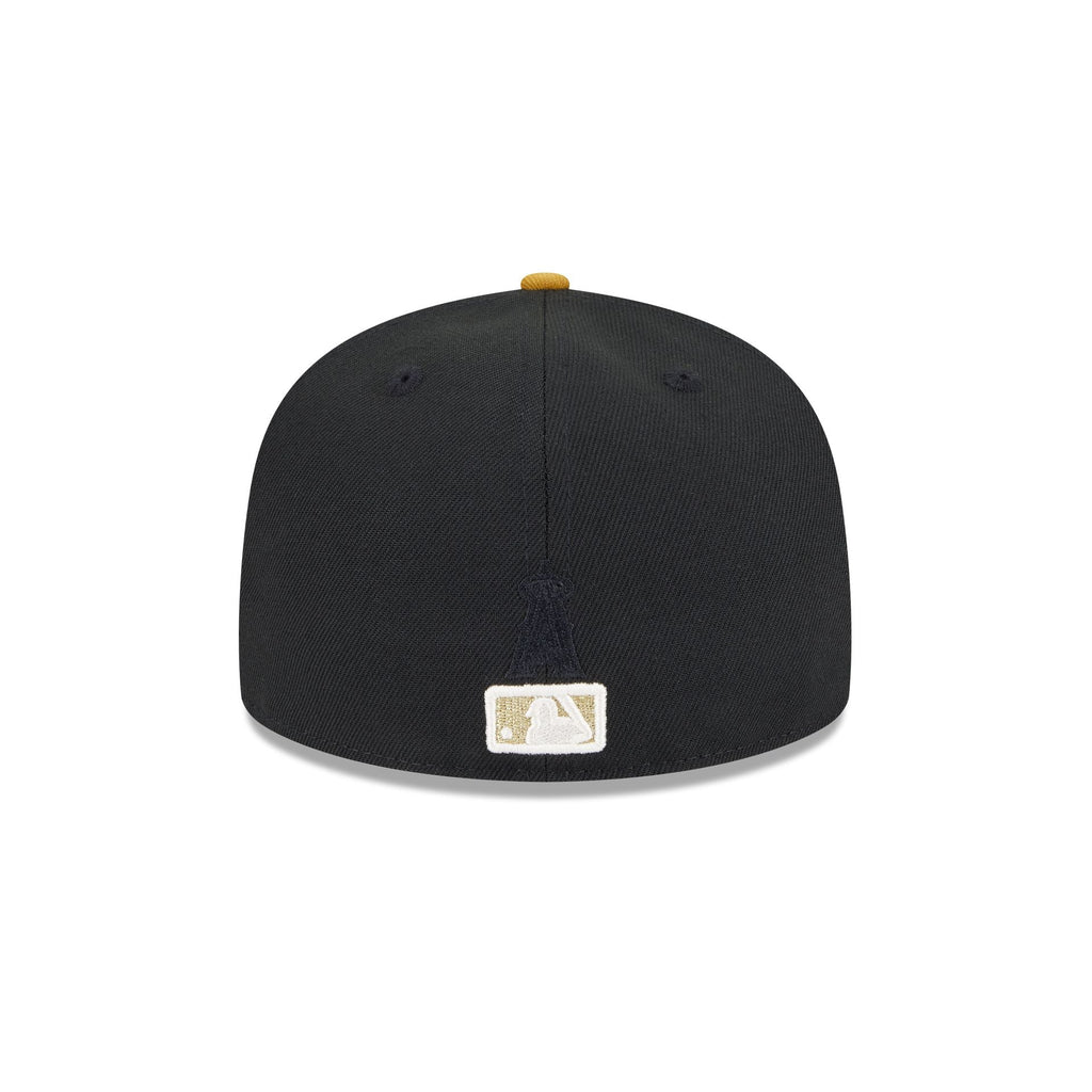 Los Angeles Angels Metallic Gold Logo 59FIFTY Fitted Hat