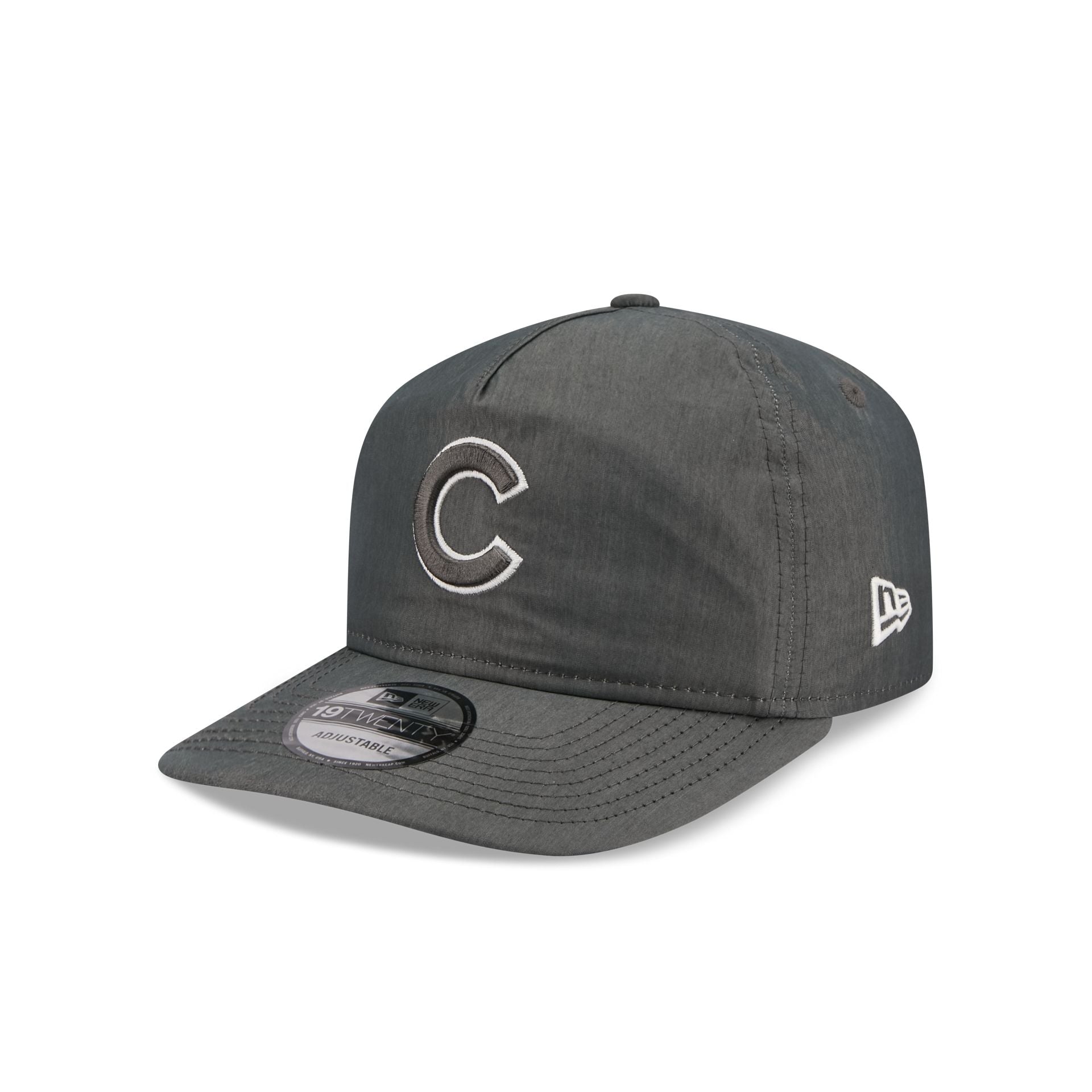 Chicago Cubs Heather Gray Nylon 19TWENTY Adjustable Hat