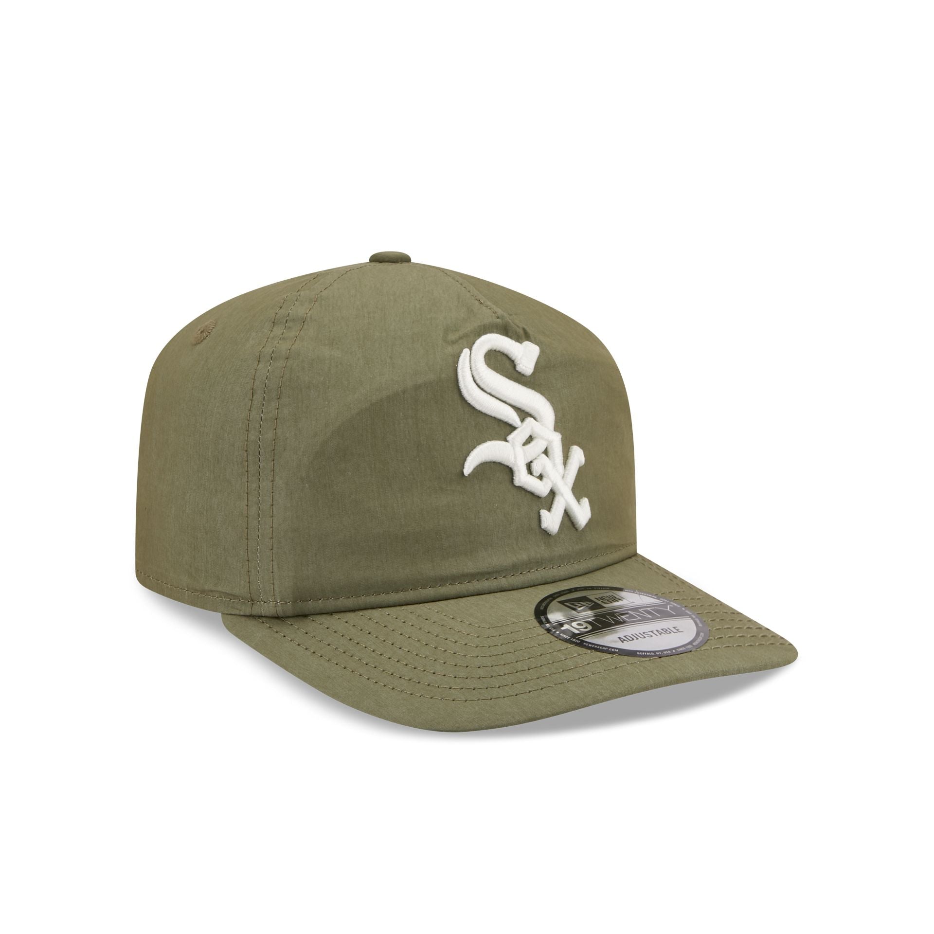 Chicago White Sox Olive Green Nylon 19TWENTY Adjustable Hat